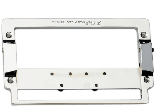 Kahler Pro Bass Tremolo String Plate - XW6/W7/N8 - Bright Chrome
